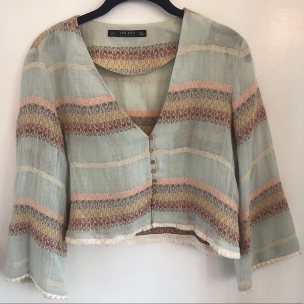 Zara Embroidered Top